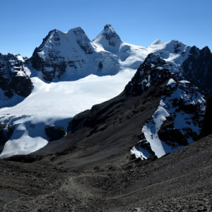 il Condoriri salendo al Pico Austria in Bolivia