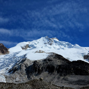 Bolivia, il Wayna Potosi visto dal rifugio