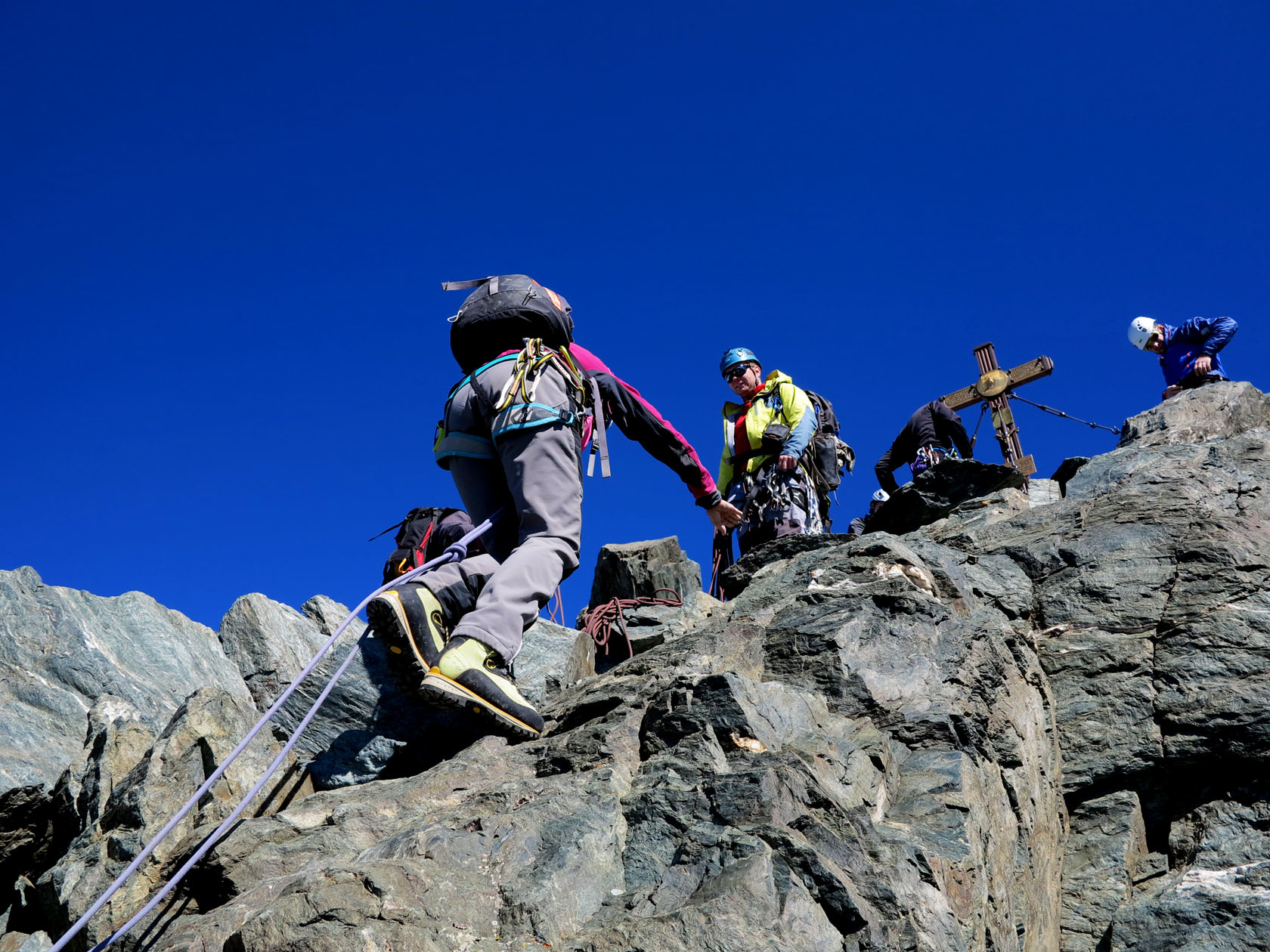 Lungo la Studlgrat sul Grossglockner