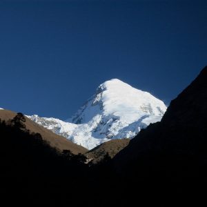 Le cime Himalayane durante il trekking in Bhutan