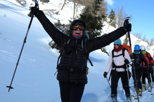 Come non essere entusiasti durante le gite di scialpinismo?