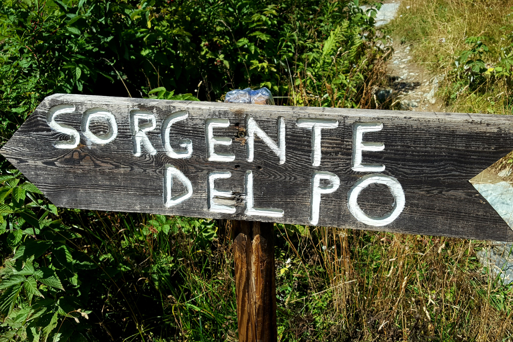 Le Sorgenti del Po a Pian del Re sotto il Monviso