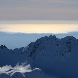 After the last ridge, the sun over the North Pole @ Massimo Candolini