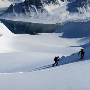 Making the path in North Spitsbergen @ Massimo Candolini