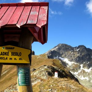 Tipici cartelli di indicazioni dei Monti Tatra