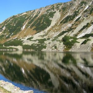 Il lago Wielki Staw Polski nei Monti Tatra