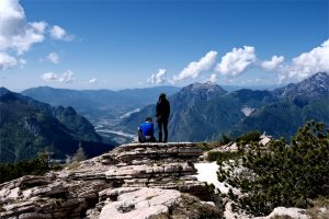 La cima del Monte Buscada con i Libri di San Daniele