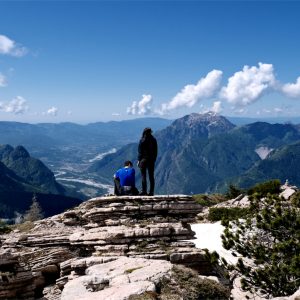 La cima del Monte Buscada con i Libri di San Daniele