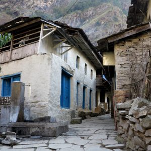 Uno dei villaggi della Tsum Valley in Nepal
