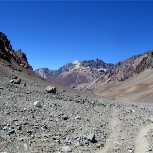 Lungo le valli del trekking in Aconcagua