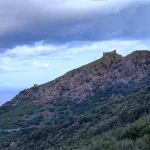 Volterraio Burg nei pressi di Portoferraio e del Monte Castello