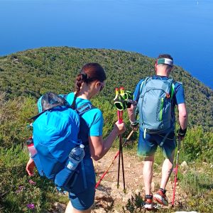 Grandi panorami lungo la GTE sull'Isola d'Elba