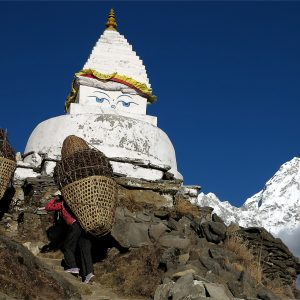 Stupa lungo il trekking dell'Everest