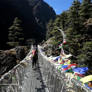 I ponti tibetani, oggi costruiti in acciaio