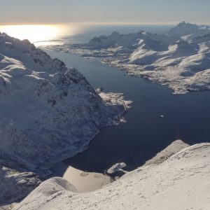 Panorama dal Geitgallien - Lofoten, Norvegia