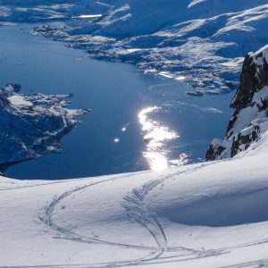 Ingresso al Geitgallien South Gully - Lofoten, Norvegia