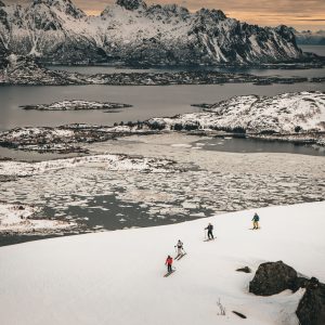 Panorama sull'Austnesfjorden - Lofoten, Norvegia