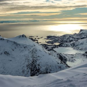 Vista su Svolvaer dal Tuva - Lofoten, Norvegia