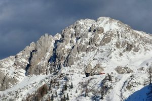 Il Gartnerkofel con la cresta Ovest