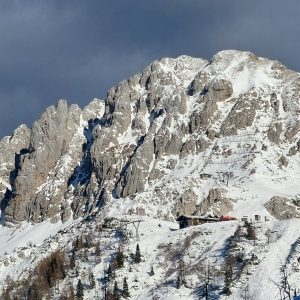 Il Gartnerkofel con la cresta Ovest