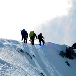 La cresta del Gartnerkofel nelle Alpi Carniche