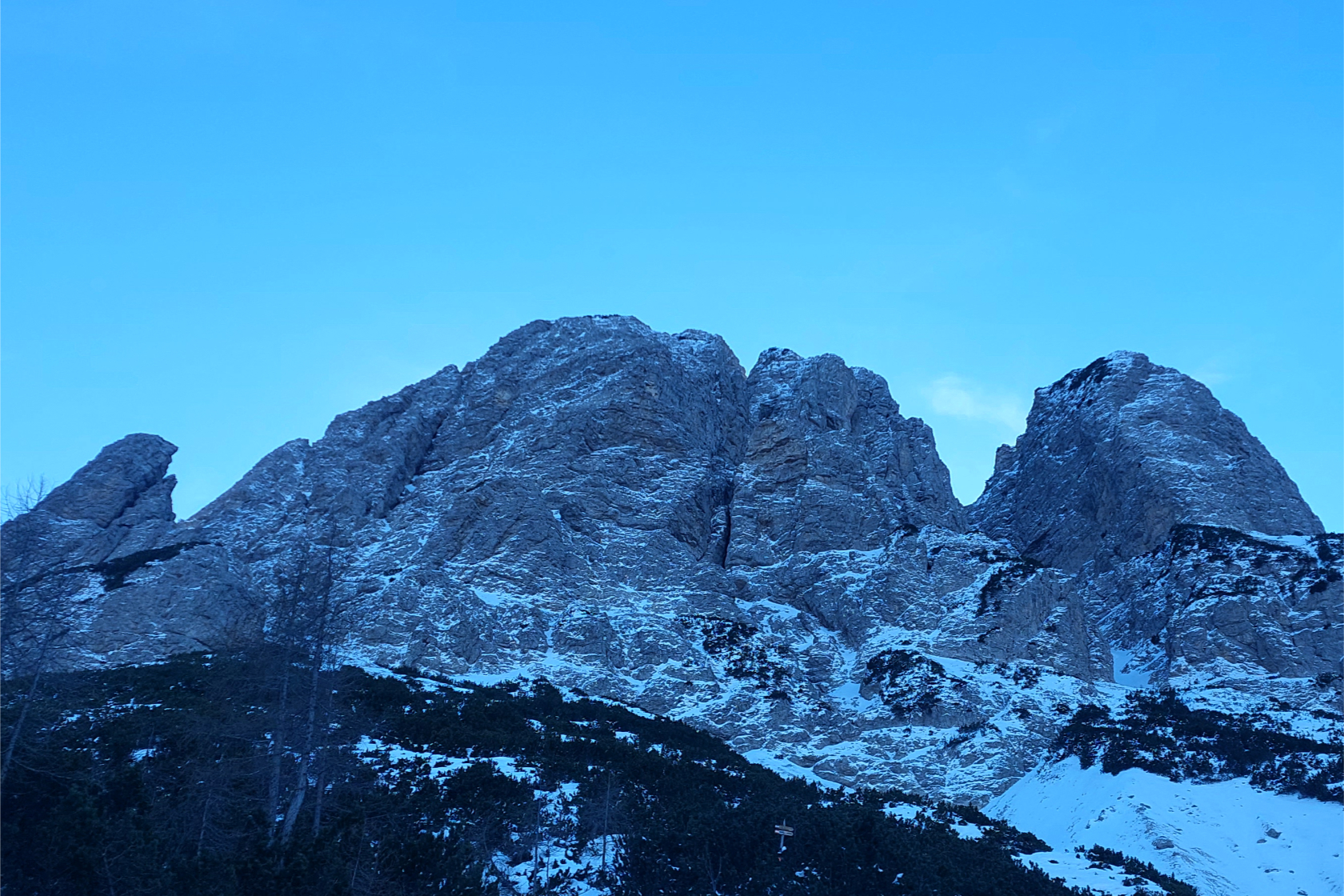 Il Miaron visto dalla valle