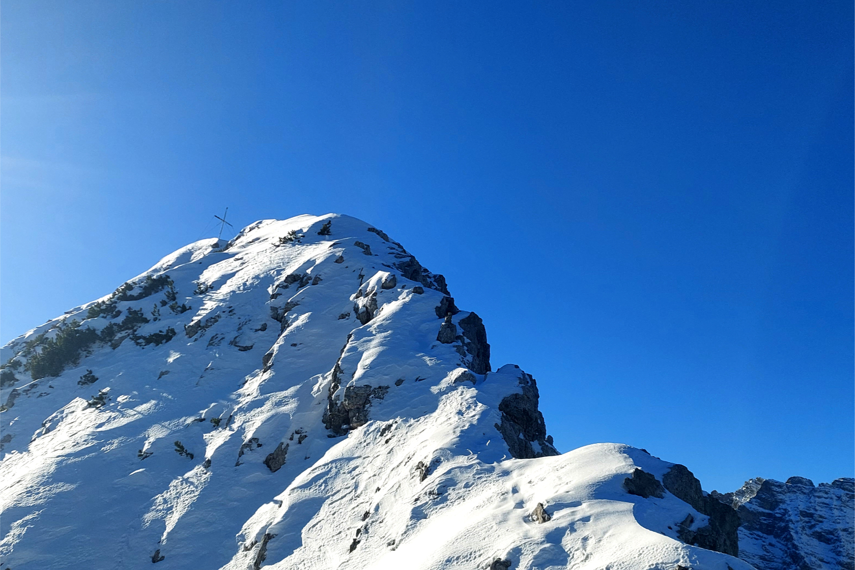 La cresta finale del Monte Miaron
