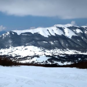 Vista verso la catena della Maiella