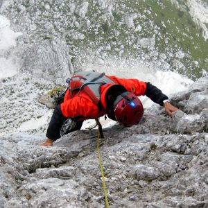 Longo la via dello Spigolo Nord