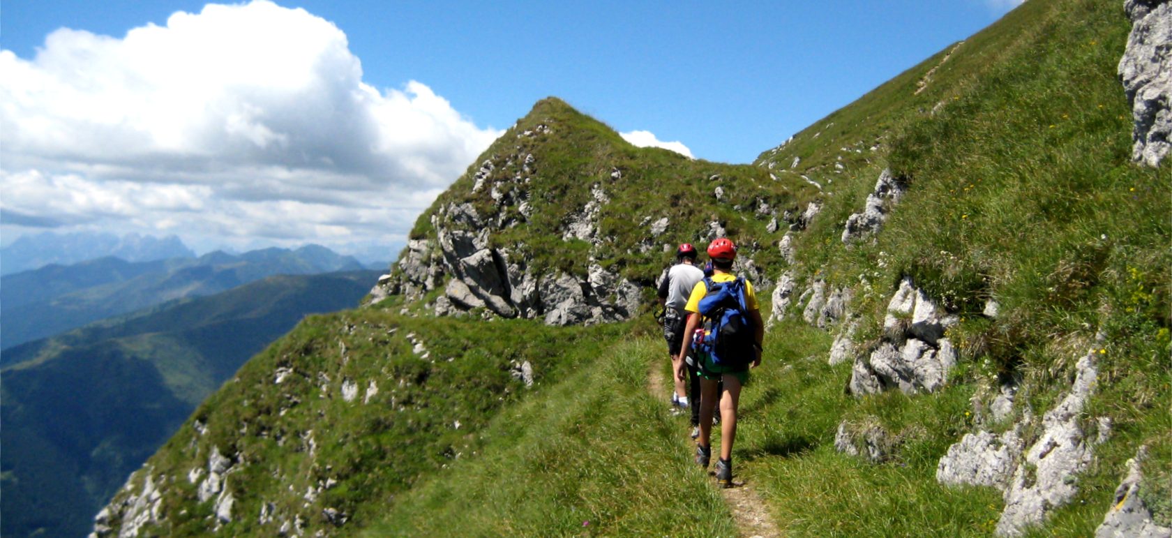 Sentiero di rientro dallo Zermula
