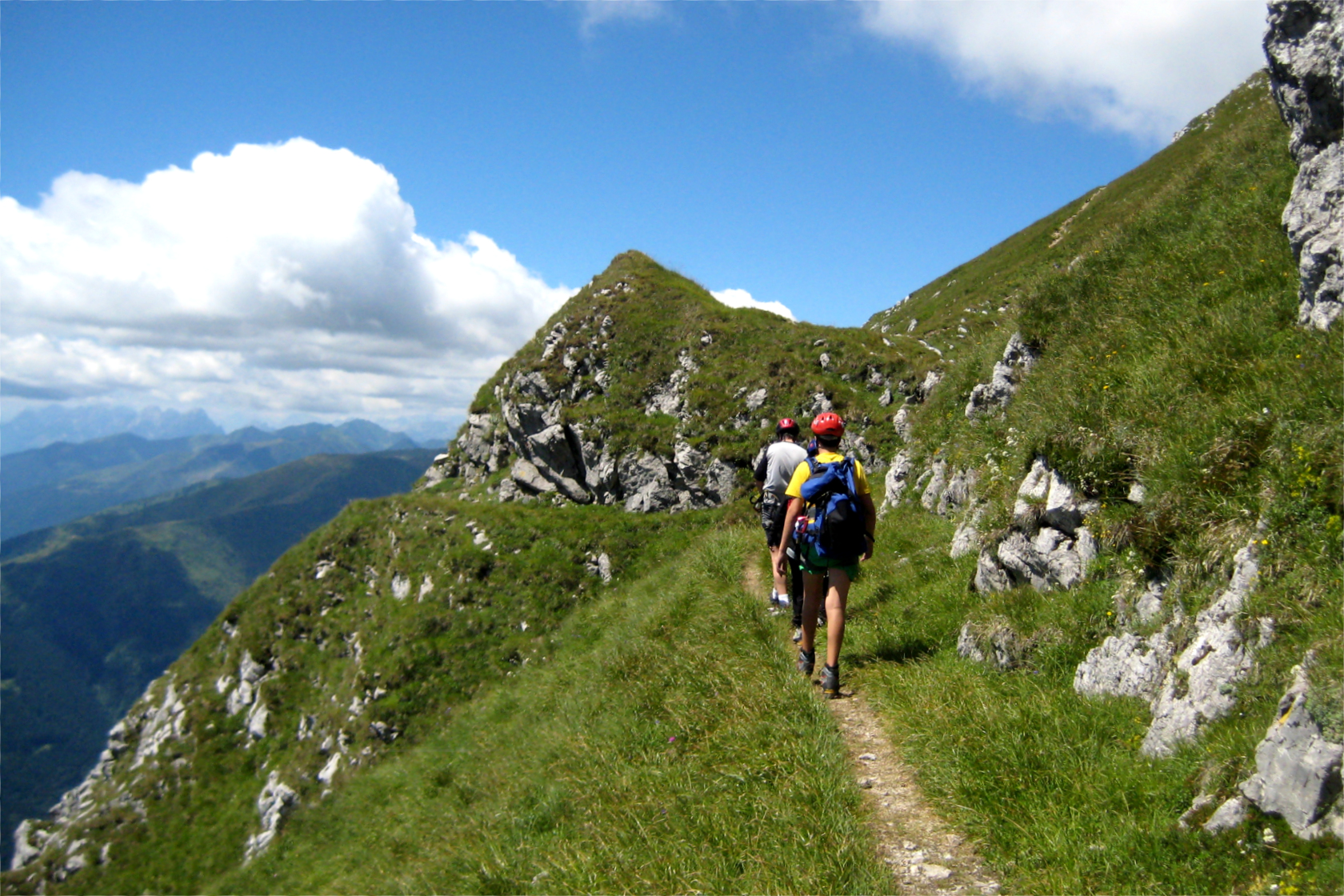 Sentiero di rientro dallo Zermula