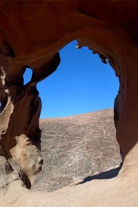 Strutture rocciose lavorate dal vento e dal mare sull'Isola di Gran Canaria