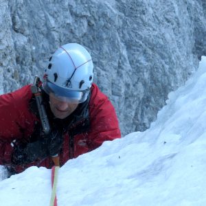 Sulle colate di Desna in Prisojnik nelle Alpi Giulie Slovene