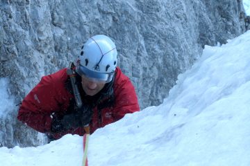 Sulle colate di Desna in Prisojnik nelle Alpi Giulie Slovene