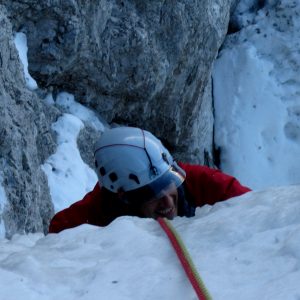 Ancora qualche sforzo per raggiungere la sosta su Desna in Prisojnik