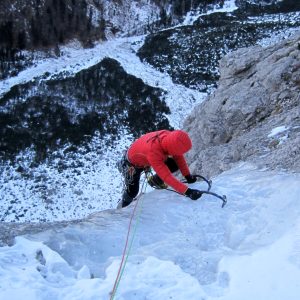 All'uscita della candela di Desna in Prisojnik