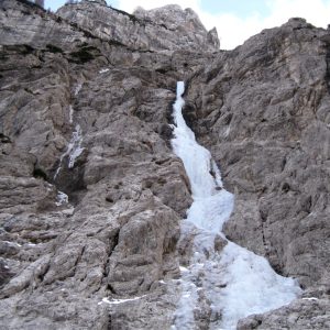 L'esile ma fantastica colata di Desna in Prisojnik