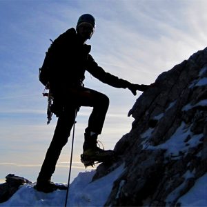 Controluce sul filo di cresta