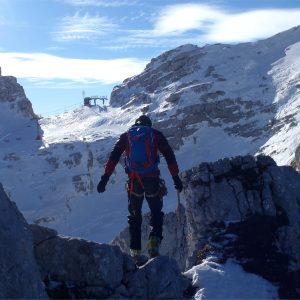 Tratti affilati lungo la Cresta Est del Forato