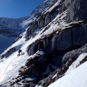 Pendii lungo la Cresta Est del Forato