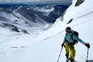Risalendo il Vallone della Plote sul Cogliàns