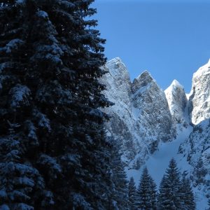 Il Prisojnik dalla Valle del Tamar
