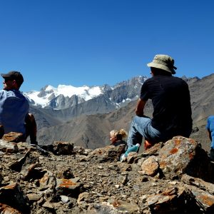 Vista sulle cime del Pamir