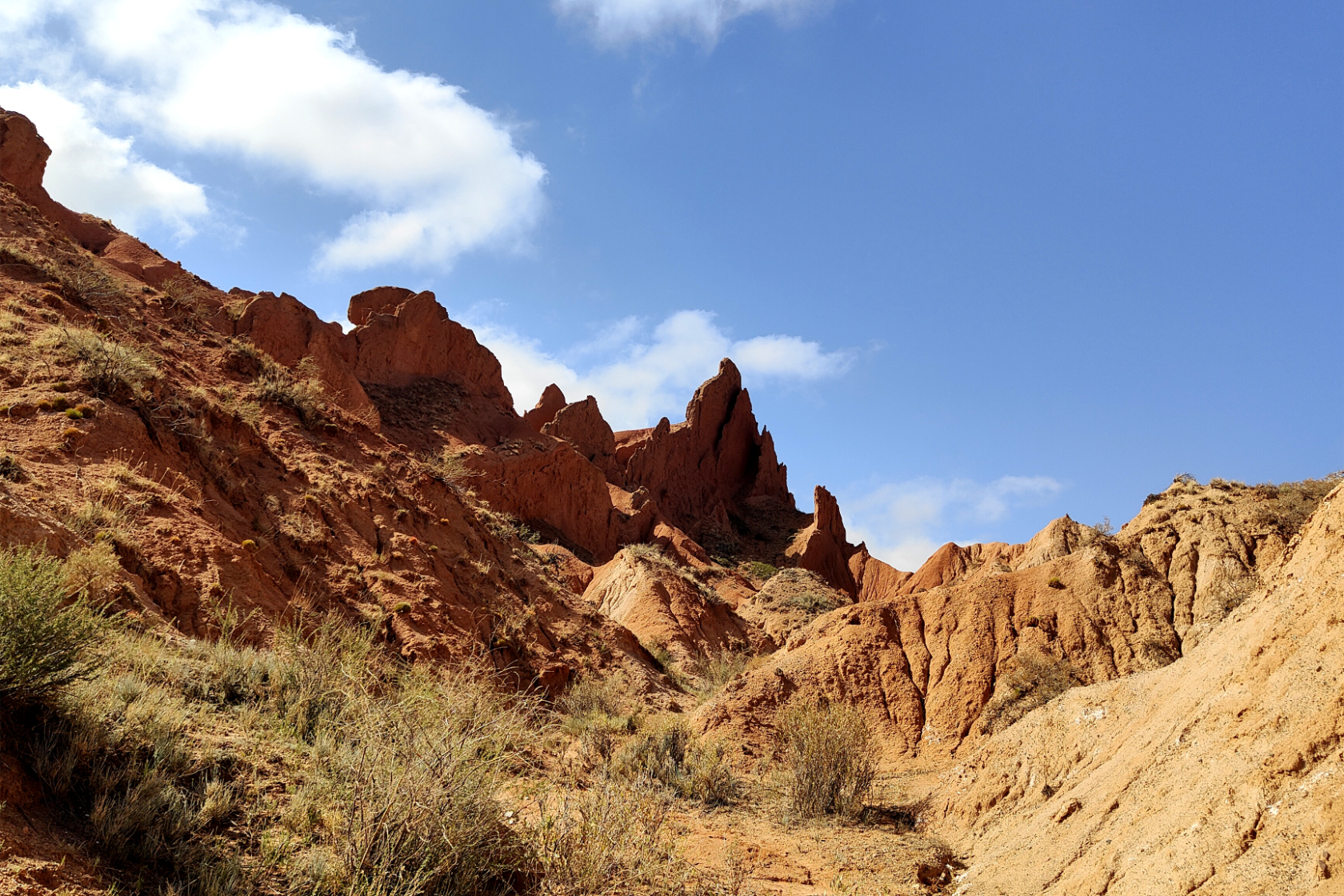 Laglan Canyon in Kirghizistan