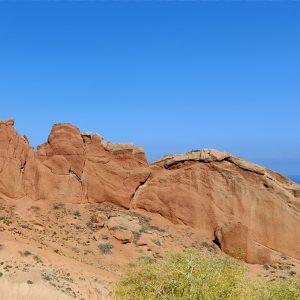 Laglan Canyon in Kirghizistan