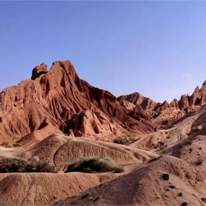 Laglan Canyon in Kirghizistan