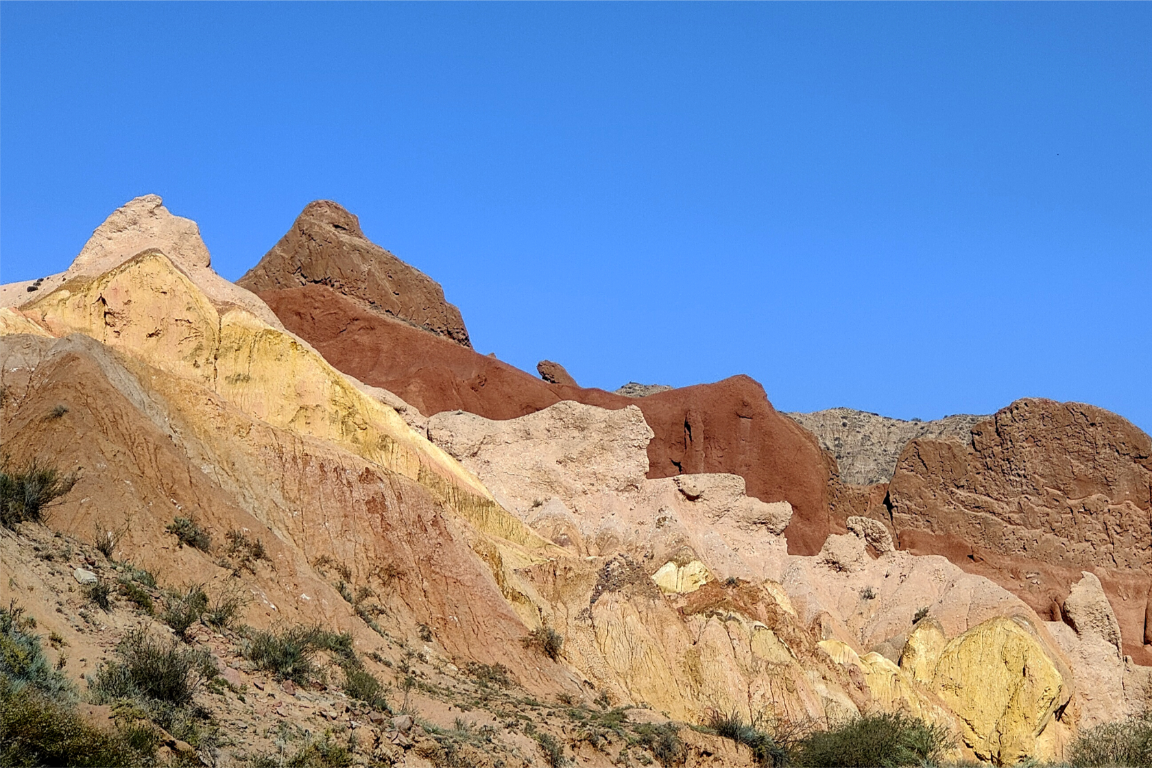 Laglan Canyon in Kirghizistan