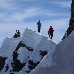 Tratto aereo della cresta del GrossGlockner